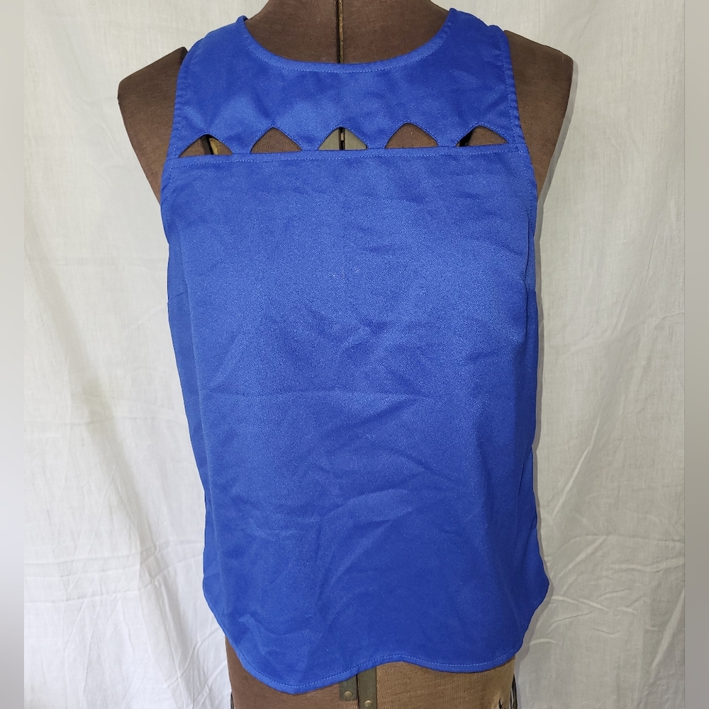 Gianni Bini Royal Blue Tank Top Size Medium